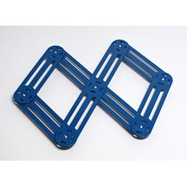 Roger Orfevre Expandable Trivet 6 Branches Table Mat, French Made (Indigo Blue)