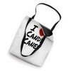 I Heart (Love) Candy Canes Winter Peppermint Christmas Tote Bag