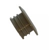 AquaStar ES-1022 Large Wall Fitting Water Stop 1-1/2'' Pipe, Gray