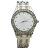 Blekon Collections Quartz Women's 34mm Case Elegant Rhinestone Bangle Watch