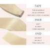 YDDM Tape-In Real Hair Extensions, 20 Pieces, 50 cm, 50