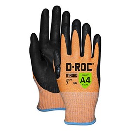 MAGID D-ROC ANSI A4 TriTek Coated Cut-Resistant Work Gloves, 1 Pairs, Size 6/XS (DXG48)