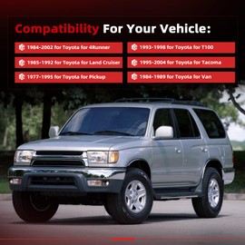 cciyu Window Crank Handle fit for 1984-2002 for Toyota 4Runner Left Right Side Blue