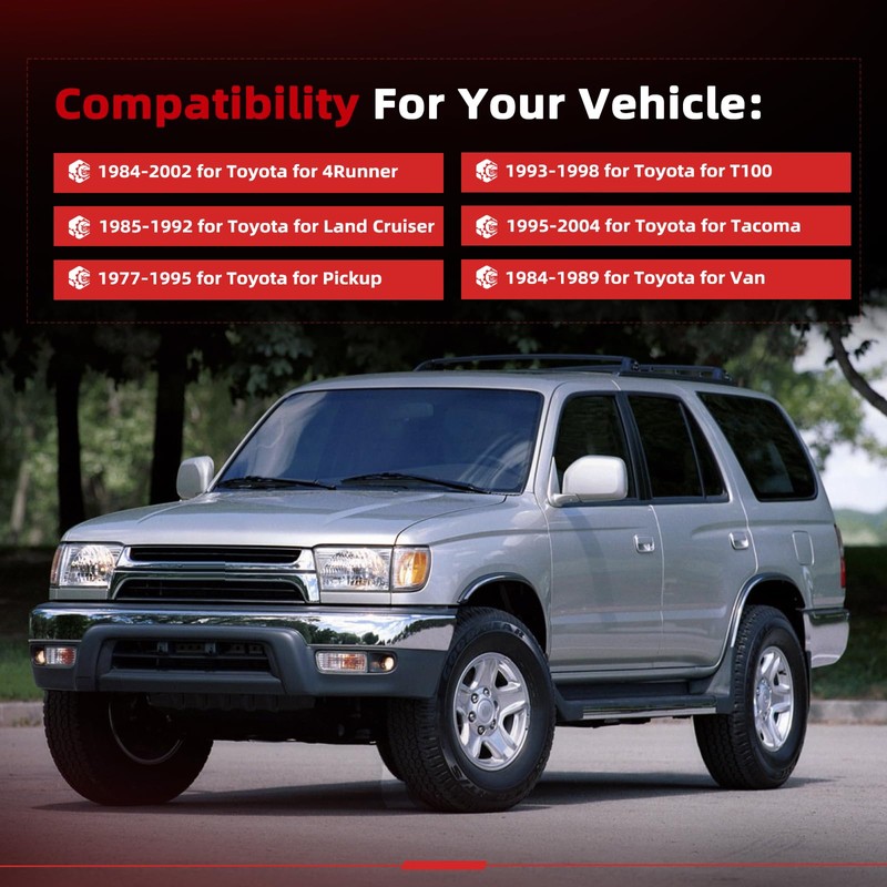 cciyu Window Crank Handle fit for 1984-2002 for Toyota 4Runner