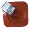 #3 (DC203REC) DEKTITE Square Base Combo Pipe Flashing Boot: RED