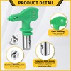 15 Pcs Sprayer Tips Set,7 Pcs High Pressure Reversible Spray