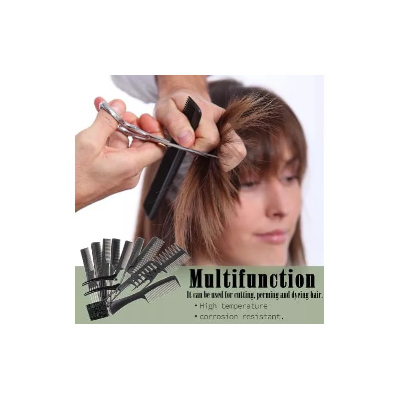 FIRSTPELLA Juego De Peines Para El Cabello Profesional De 14
