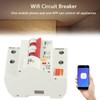 AC220V Smart WiFi Circuit Breaker Miniature Circuit Breaker PA66-DSM Flame