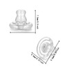 Clear Silicone Earring Backs for Droopy Ears & Studs with