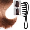 ZJchao 2pcs Peine para el cabello, Salon Dientes anchos Peine