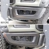 Honeycomb Front Bumper Bottom Fog Vent & Side Fender &
