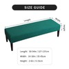 FORCHEER Dining Bench Cover Waterproof Stretch Jacquard Bench Slipcover for