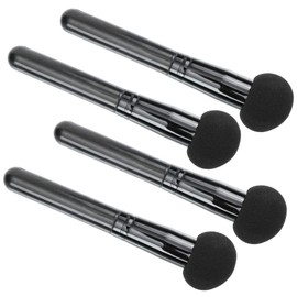 Minkissy 4pcs Mushroom Cosmetic Puff Wet Dry Makeup Puff Portable Makeup Brush Set