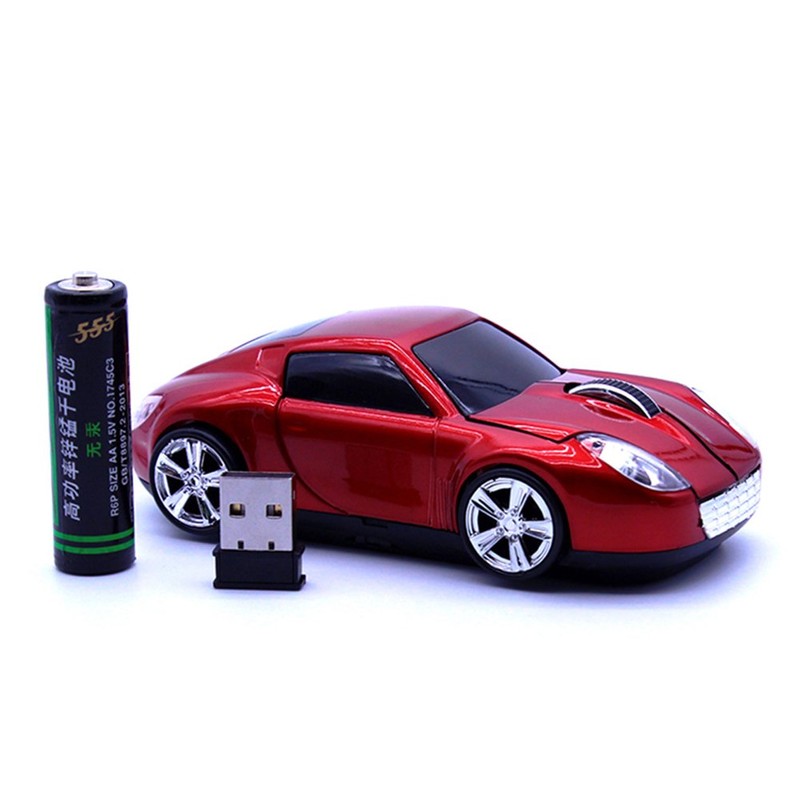 UrChoiceLtd® 2017 2.4GHz Wireless 3D 1600DPI Car Mouse Style Optical