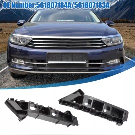 Unbranded Pair Front Bumper Retainer Support Bracket Sets For 2012-2015 Volkswagen Passat