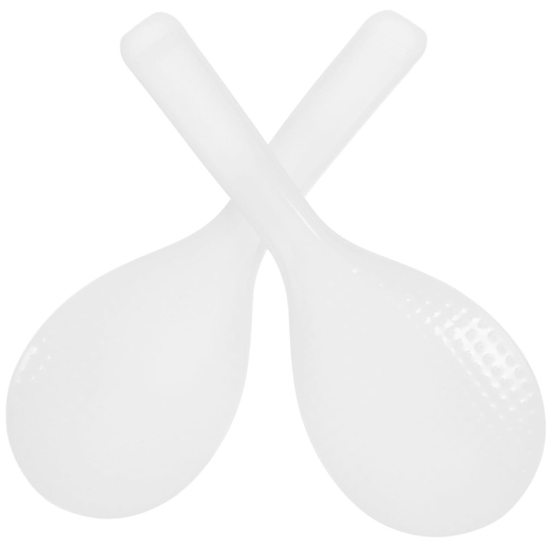 STOBAZA Reusable Rice Spoon 2-Pack Non-Stick Rice Scoop 6.85 Inch