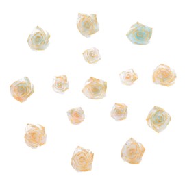 Gatuida 100pcs Floral Nail Charms Resin Flower Nail Art Stickers for DIY Manicure Crafts Versatile Fingernail Embellishments for Any Occasion Easy to Use