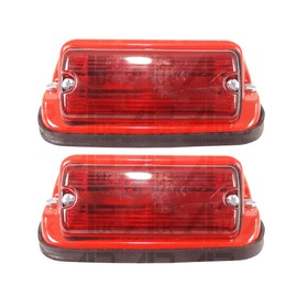 APUK Pair of Rear Fender Lights Lamp Replacement for Massey Ferguson 165 175 178 185 188 Tractor