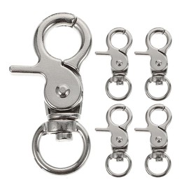 LIOOBO 5pcs Bird Cage Lock Badges Medium Bird Stainless Steel Sprint