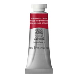 Winsor & Newton Professional Water Colour Paint, 0.47-oz Tube, Winsor Red Deep