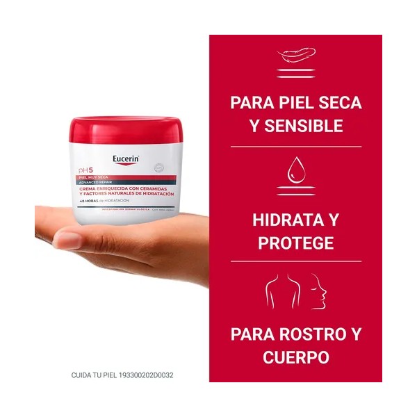 Crema Corporal Eucerin Ph5 Advanced Repair 450ml