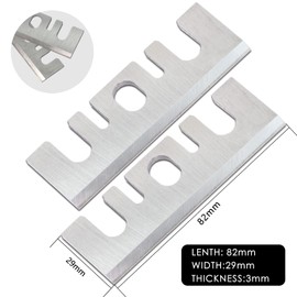 3-1/4 Carbide Tipped Planer Blades Compatible Pneumatics Inches Replacement Resharpenable for Hitachi F20A 2pcs