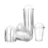 Signature Packaging - Plastic Smoothie Cups with Dome Lids -