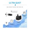 SongLong Submersible Pump 400GPH (1500L 25W) Ultra Quiet with Over