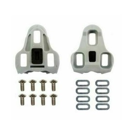 Bandidos Bike Cleats Compatible with Look Keo Pedals (4.5 Degree Float) for Clipless Men & Women Cycle Shoes - Bicycle Cleat Set for Indoor & Outdoor Cycling - Grey