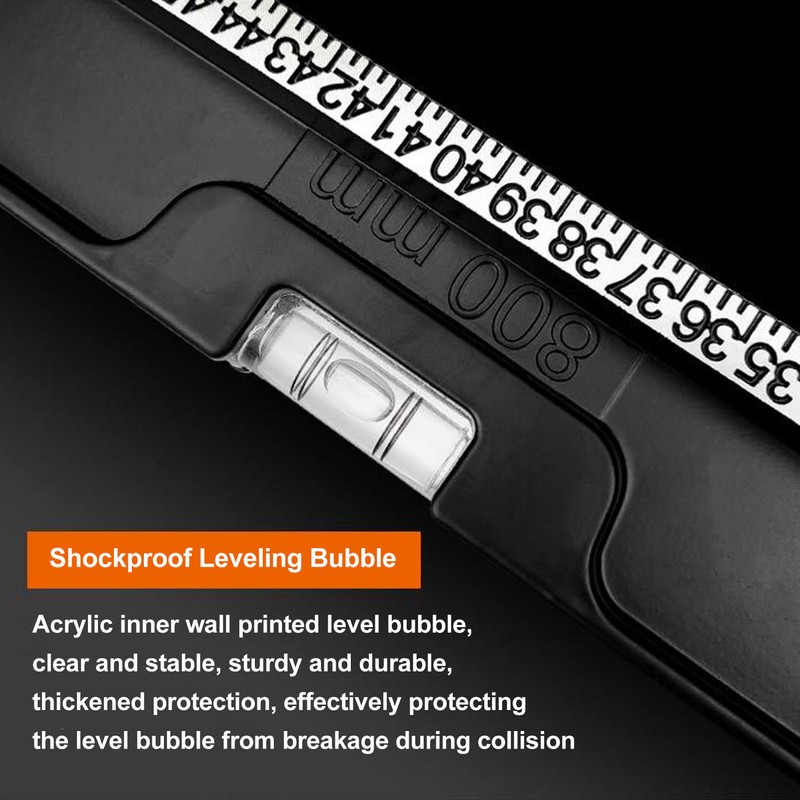 Bubble Level Tool Magnetic Adsorption Multi Function Horizontal Vertical 45