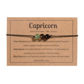 Zodiac Tie Bracelet Zodiac Signs Spirit Bracelet Zodiac Manifestation 12 Constellation Adjustable Crystal Bracelet Jewelry Accessories Gift for Constellation Lover