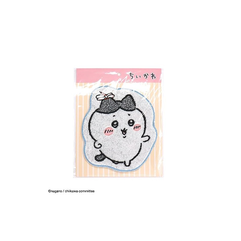 Chiikawa 41-1200120 Die-Cut Towel Handkerchief, Blue, Cut, Packaged, Cute, Approx.