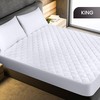 Utopia Bedding Quilted Fitted Mattress Pad, King Size, Elastic Fitted
