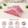 100pcs Chrome Applicator for Nails Dual-Sided Eyeshadow Sponge Applicator