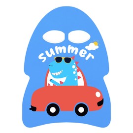 MoKo Children's Swimming Board, Swimming Kickboard Training Equipment with Handles, Swimming Cartoon Swim Float, Swimming Training Equipment, Swimming Board for Children, Boys, Girls, Indigo Dinosaur