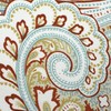 Softta Paisley Design Khaki 1 Pair Pillow Cases (no Filling