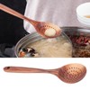 HAOHIZE Slotted Spoon, Slotted Spoon, Wooden Spoon with Long Handle,
