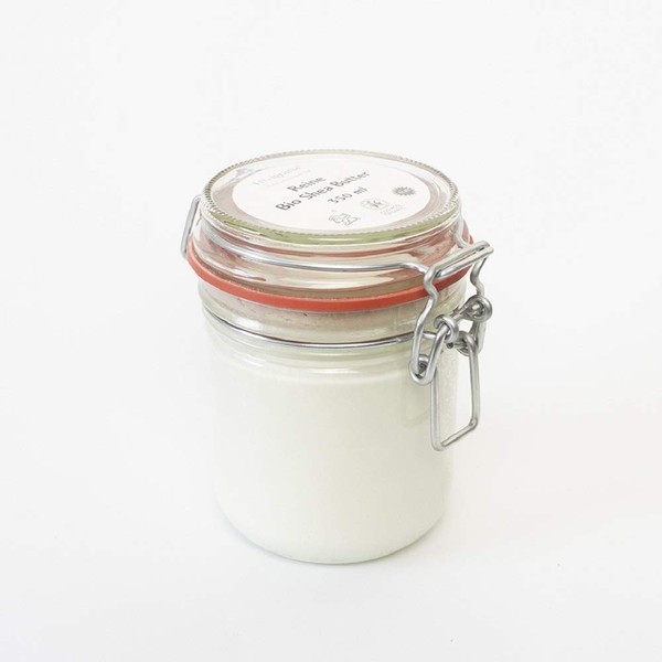 Organic Pure Shea Butter in Preserving Jar 350 ml