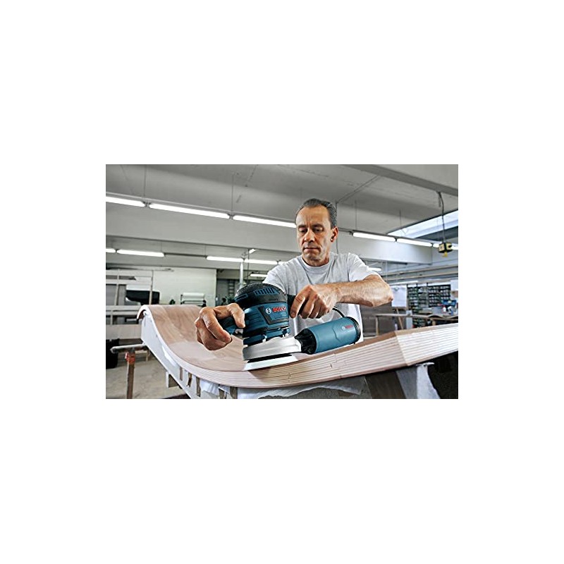 BOSCH RS034 5 in. Soft Hook-and-Loop Sanding Pad, Works with