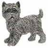 Shudehill Giftware Silver Westie Small Standing Dog