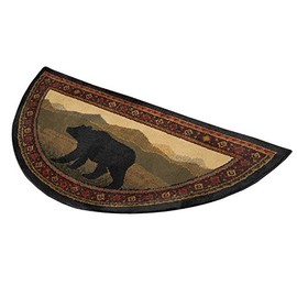 Goods of the Woods Flyfishing Hearth Rug, Area Rug, Cabin Rug, Deer, Hunting Lodge, Camper Rug