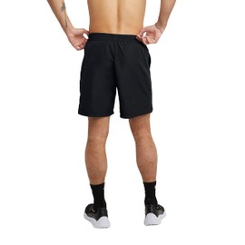 Champion Men's Shorts, Woven Sport Shorts, Moisture Wicking, Athletic Shorts, 7, Black, Small