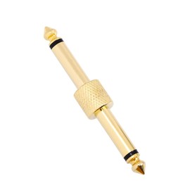 Mikinona 6.35mm Guitar Effects Pedal Coupler 6PCS Connectors for Electric Guitar Sturdy Audio Signal Transfer Compatible Effects Pedals