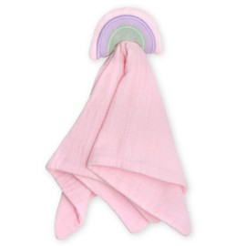 Fruit of the Loom Layette Collection - Lovey Security Blanket for Baby - Rainbow