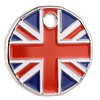 12 Sided Union Jack Trolley Token Keyring