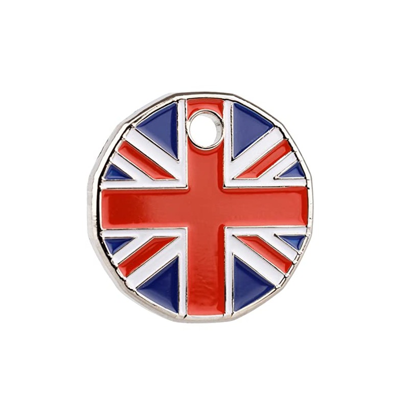 12 Sided Union Jack Trolley Token Keyring