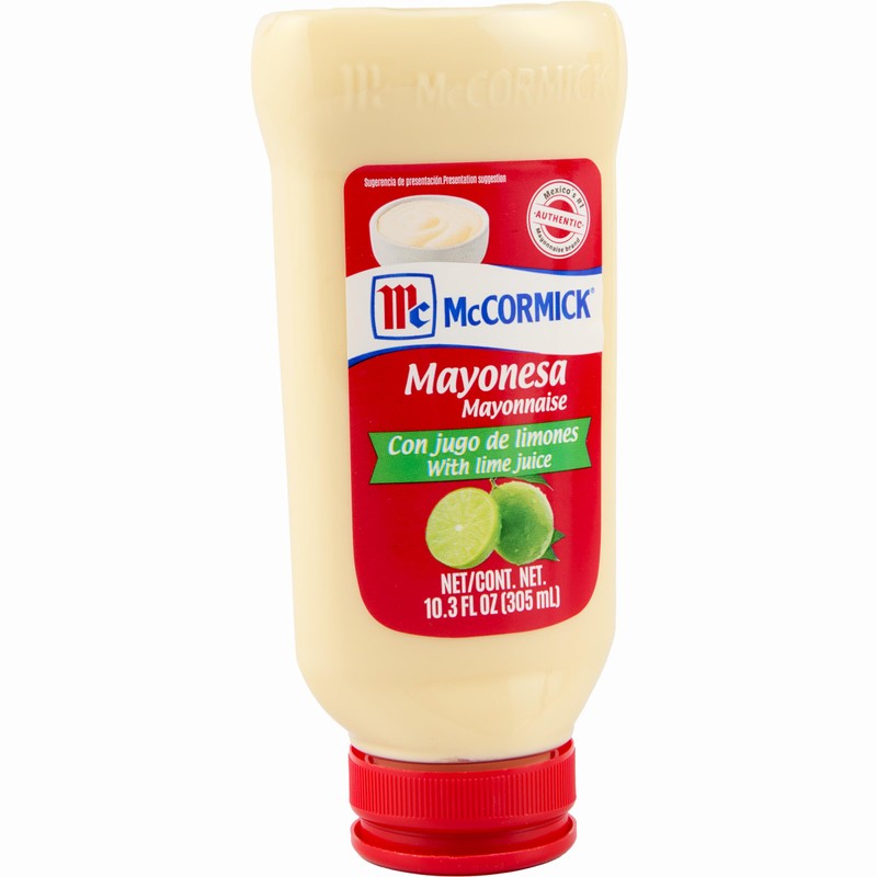 McCormick Mayonesa (Mayonnaise) with Lime Juice, 10.3 fl oz (Pack