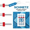 SCHMETZ Domestic Sewing Machine Needle |3 Universal Twin Needles 1,6/70