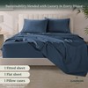 CLOUDSCAPE LINEN 100% Egyptian Cotton Sheets Twin Size, 3 Pieces