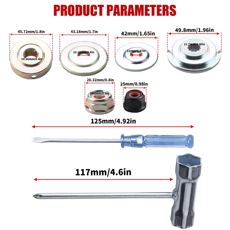 10 Inch Unbreakable Wired Trimmer Blade, Steel Wire Cutter Trimmer